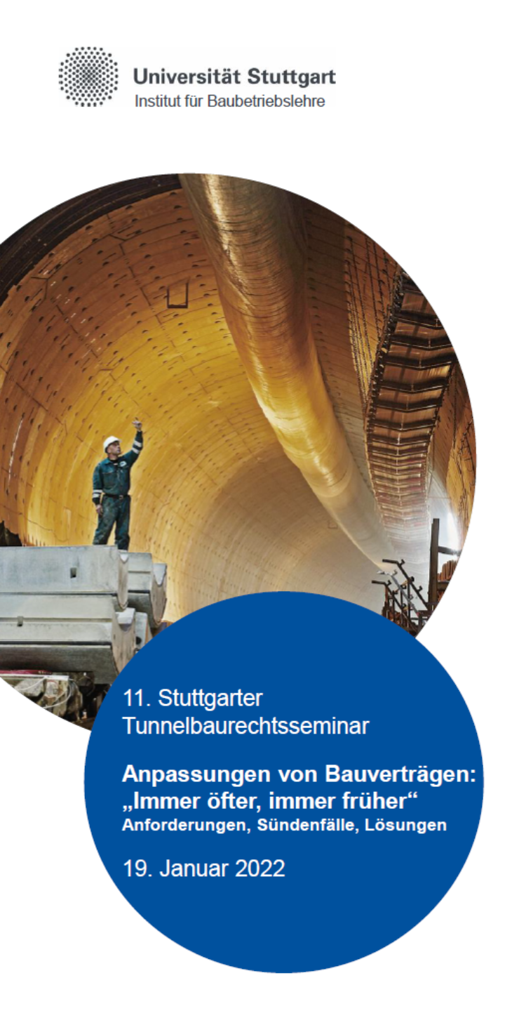 11. Tunnelbaurechtsseminar